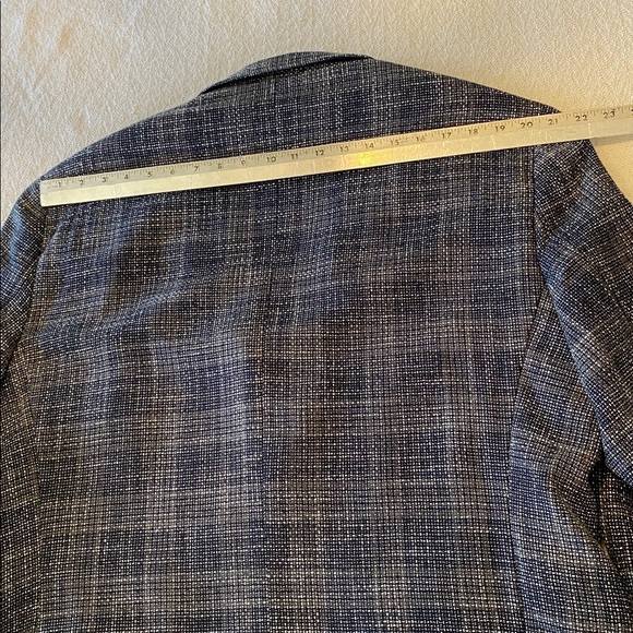 Daniel Hechter Tweed Blue Blazer Jacket Grandpacore Nautical Vintage style. - Picture 10 of 16